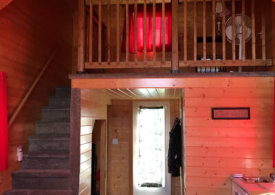 interior of a cabin