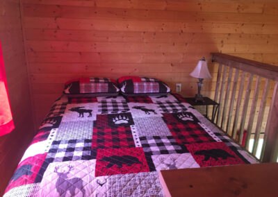 Cabin interior loft